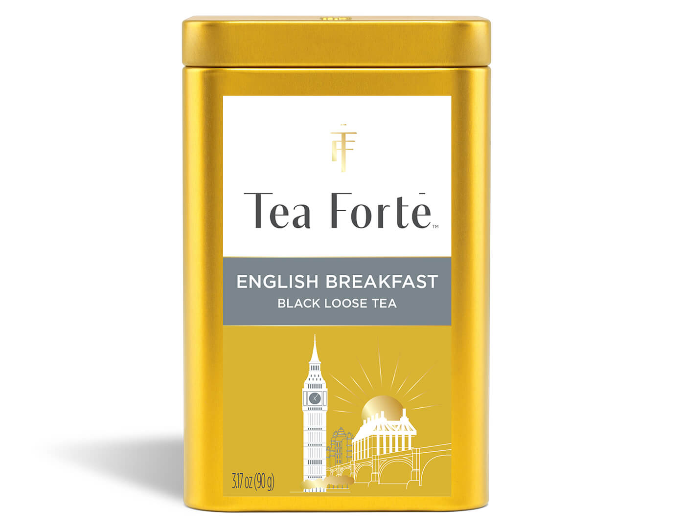English Breakfast Loose Leaf Tea Canister - front view
