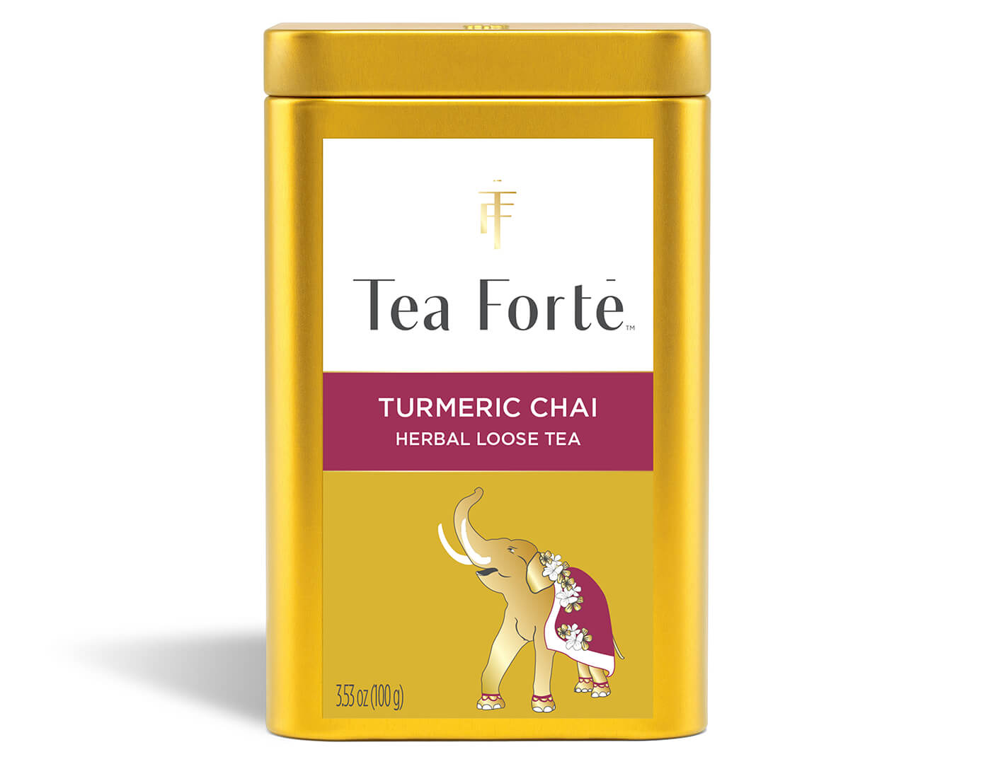 Turmeric Chai Loose Leaf Tea Canister - front view