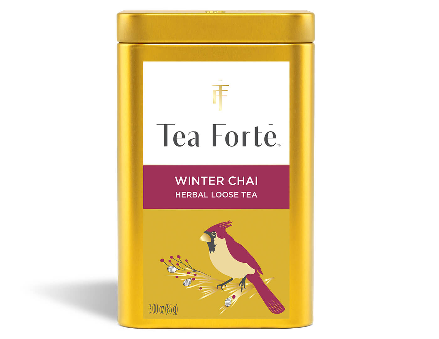 Winter Chai Loose Leaf Tea Canisters  - front view