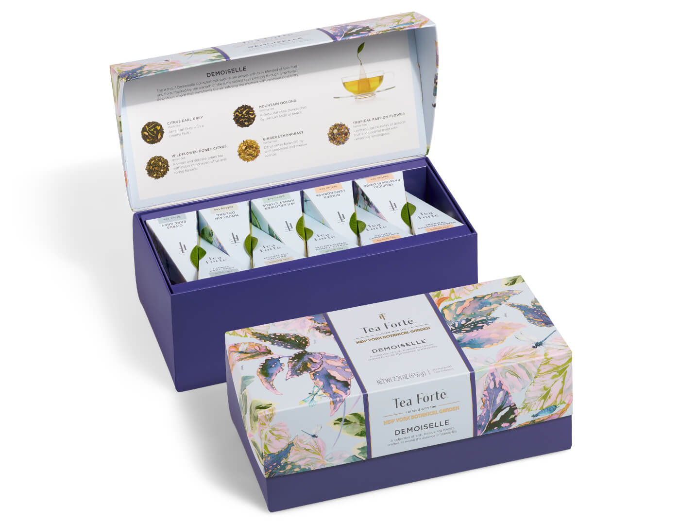 Demoiselle Presentation Box, open and closed